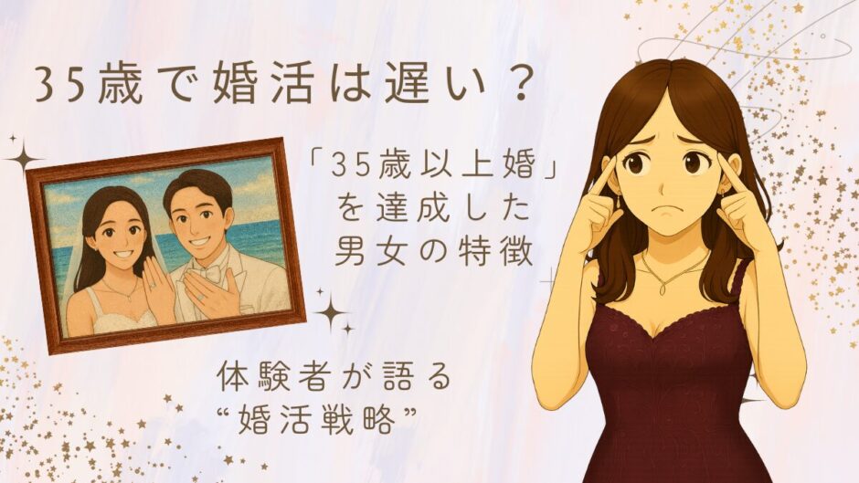35歳で婚活は遅い？ 婚活を経て結婚した男女の特徴と体験者の声