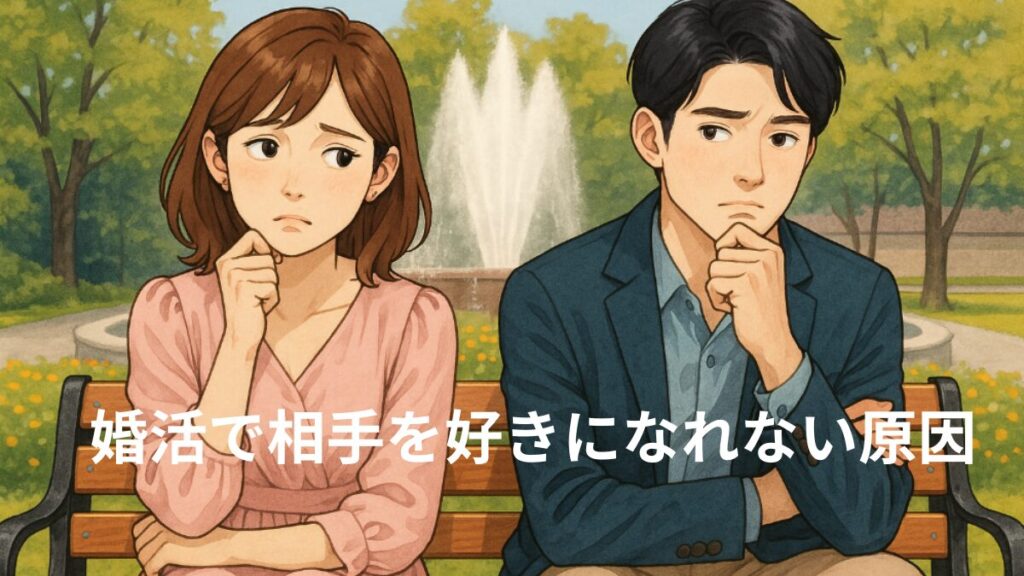 婚活 相手を好きになれない その原因は？