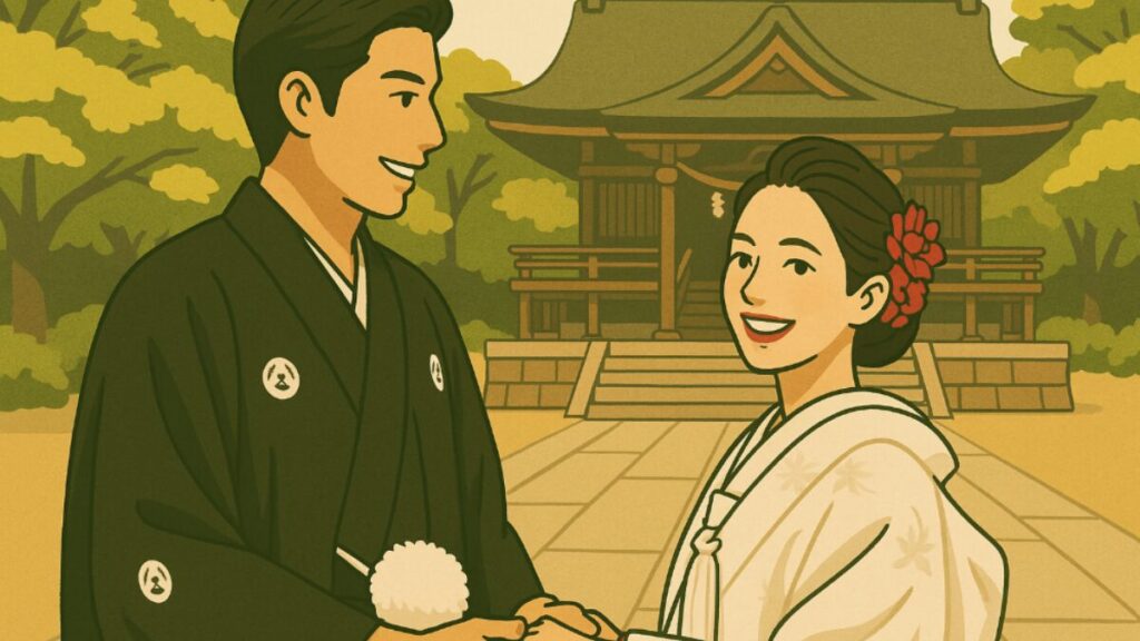 神前式を行う男女の画像
和装 35歳婚活成功