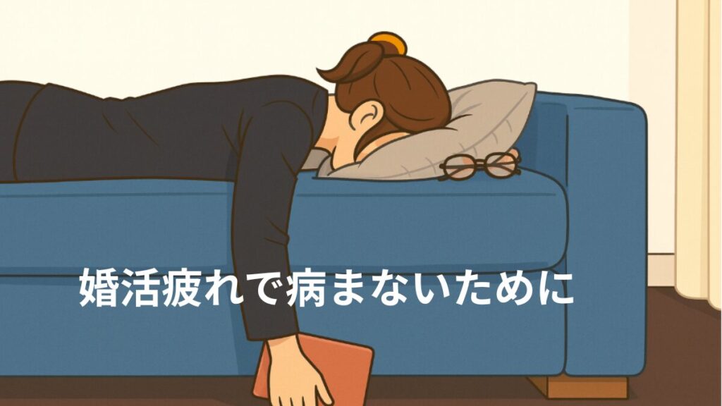 婚活疲れで病まないために　婚活が上手く進まず落ち込む女性の画像