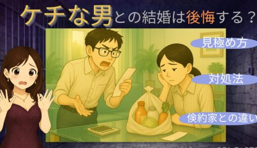 　ケチな男との結婚は後悔する？見極め方と上手くやっていくコツ！