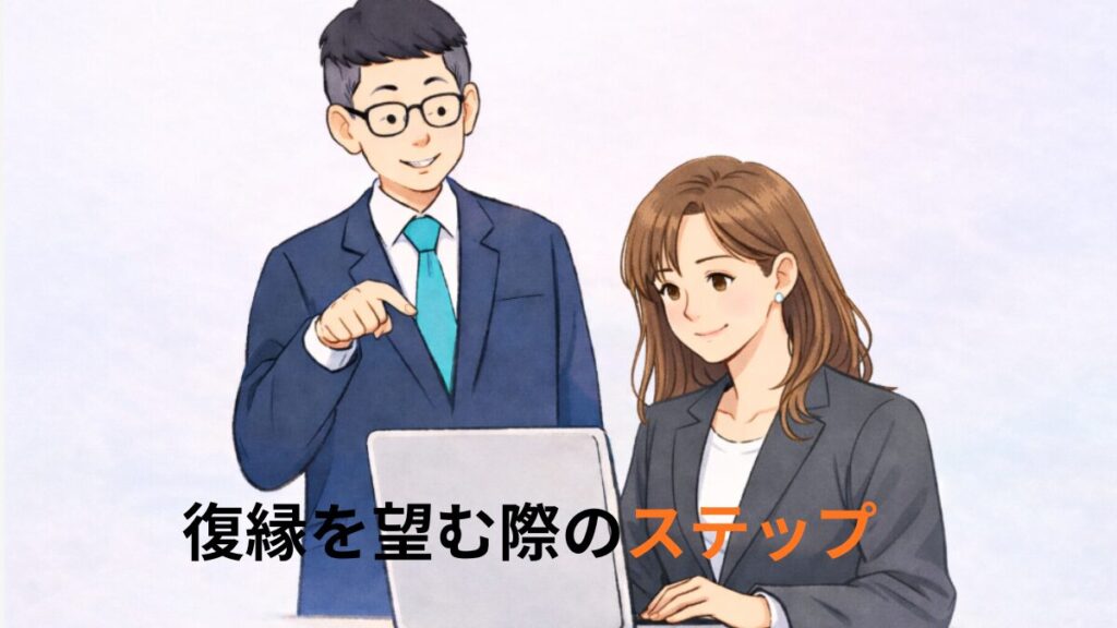 結婚相談所の仲人同志で連携を取る画像　復縁を希望するなら先ずはカウンセラーに相談