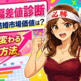 婚活偏差値診断｜あなたの結婚市場価値は？今すぐ分かる偏差値を上げる方法