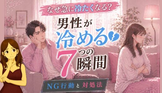 男性が冷める7つの瞬間｜なぜ急に冷たくなる？NG行動と対処法