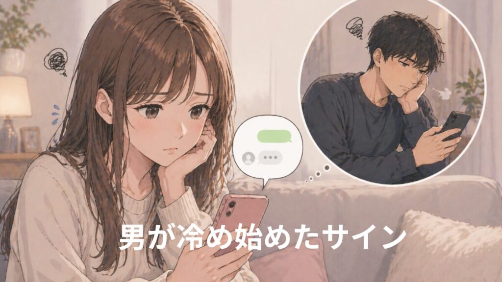 男が冷め始めたサイン　連絡頻度が落ちた、デートの回数が減った、彼女に対して批判的になった