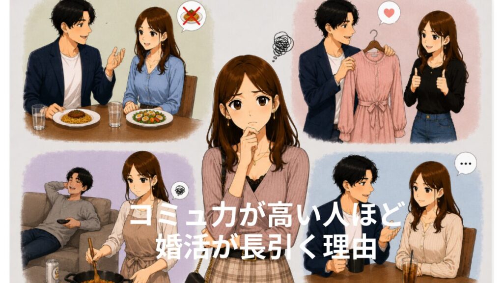 彼氏の服の趣味や意見に合わせて本音を出せない女性の画像。言いたいことを飲み込む