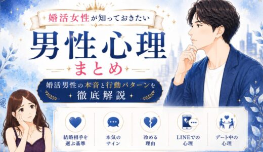 男性心理まとめ｜婚活男性の本音と行動パターンを徹底解説