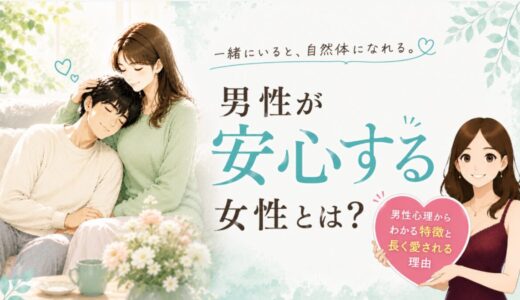 男性が安心する女性とは？男性心理からわかる特徴と長く愛される理由