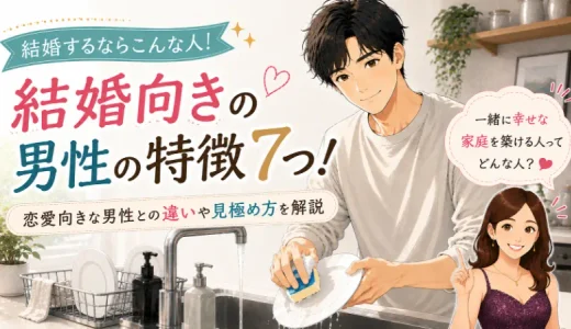 結婚向きの男の7つの特徴！恋愛向きとの違いや見極め方を解説