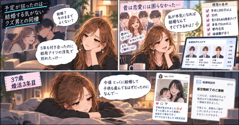 婚活3年目で、条件に合う男性と出会っても自分に合う結婚相手が分からなくなった37歳女性