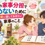 夫婦の家事分担で揉めないために　結婚前に話しておきたい家事のこと